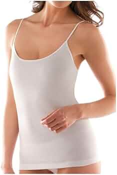 Set 2 Canottiere Donna In Cotone Mercerizzato - Spalline Sottili, Bianco E Nero, Made In Italy - Foto 4