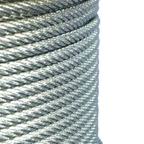 1,5 mm Drahtseil V4A Edelstahl 7X7 mittelweich Stahldraht Länge 1 Meter Cover