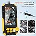 [Triple-Lens] Endoscope Camera with Light, 32.8FT Industrial Borescope with 32GB Card - 4.5