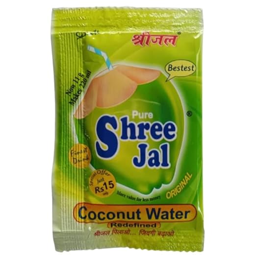 Shreejal Coconut Water mix Economy Pack of 40 Sachets, (11 gram each)
