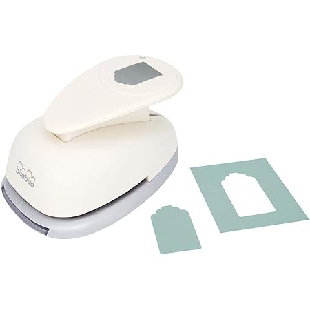 Bira 2 inch Price Tag Lever Action Craft Punch for Paper Crafting Scrapbooking Cards Arts