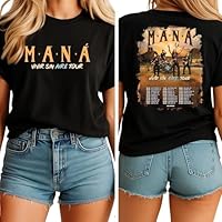 Ma.ná Viv.ir S.in Ai.re Tour 2025 Shirt, Vintage Tour Concert Tee, Music Festival Graphic T-Shirt, Retro Concert Style Band Tour Shirt, 90s Aesthetic Tour Merch Tee Multi