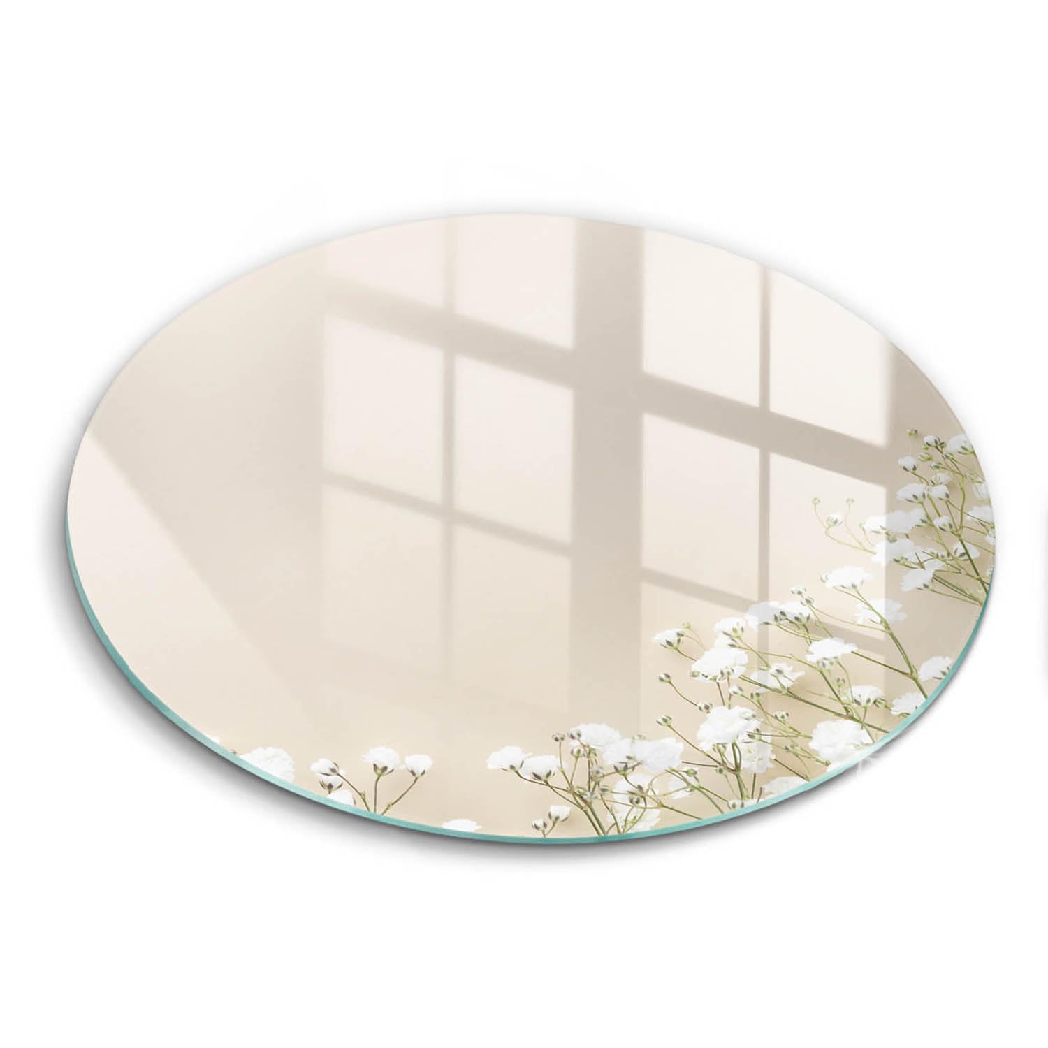 Planche à découper induction 40cm antirayures Wallfluent Boho Flowers