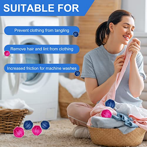 Pet Hair Remover For Laundry, 12 Pcs Reusable Washing Balls, Remove Pet Hair On Clothes #TOP2