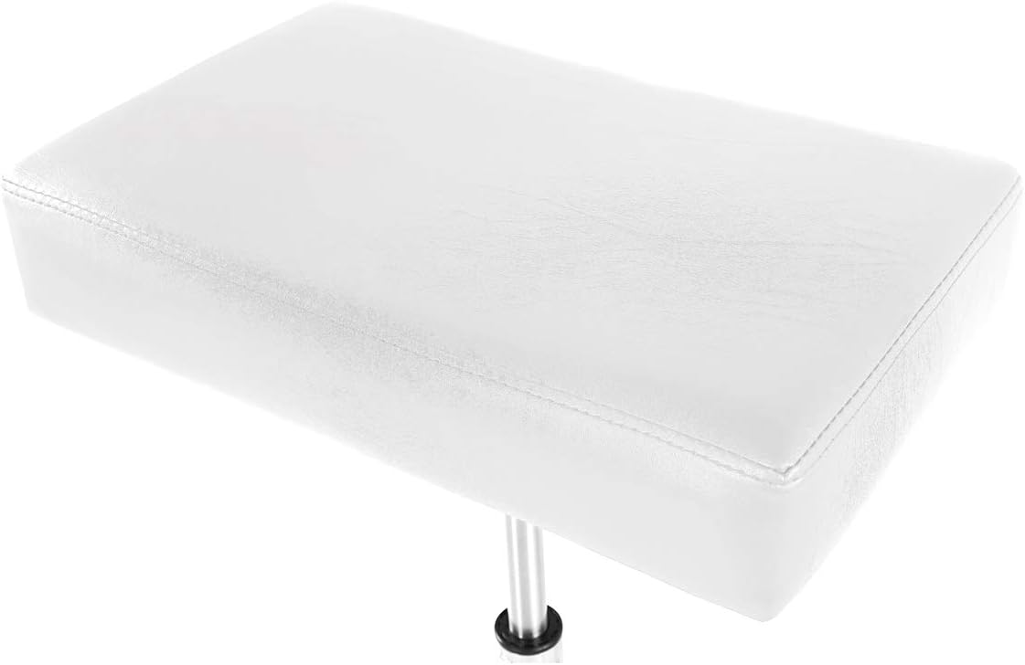 70% оƒƒ Dіѕсоunt Nazalus Rolling Swivel Stool Height Adjustable with Wheels Heavy Duty for Office Home Desk Counter Salon (Black) (White, Without Footrest)