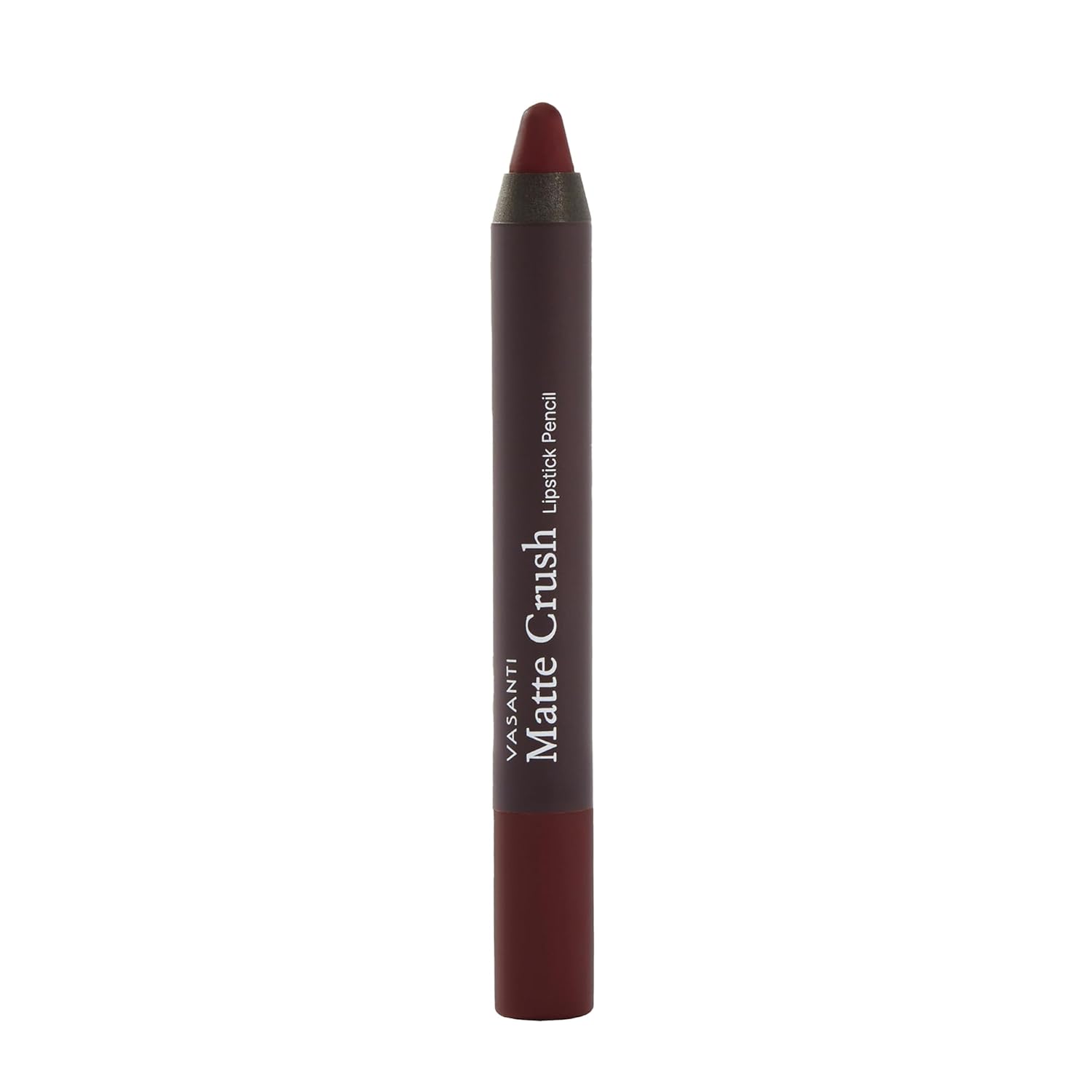 VASANTI Matte Crush Lipstick Pencil (Va Va Voom!) | Long-Lasting, Water-Resistant Lip Liner Pencil that Won’t Smudge | Highly Pigmented, Soft Matte Lip Pencil