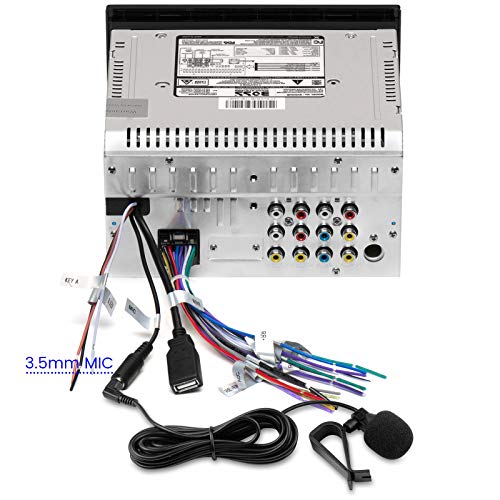 Weishan Car Microphone 3.5Mm, Car Radio Mic Replacement For Pioneer Kenwood Boss Jvc Sony Jensen Alpine Bluetooth Stereo Vehicle Head Unit Enabled Audio Gps Dvd - External Hands Free Assembly Mike #TOP5