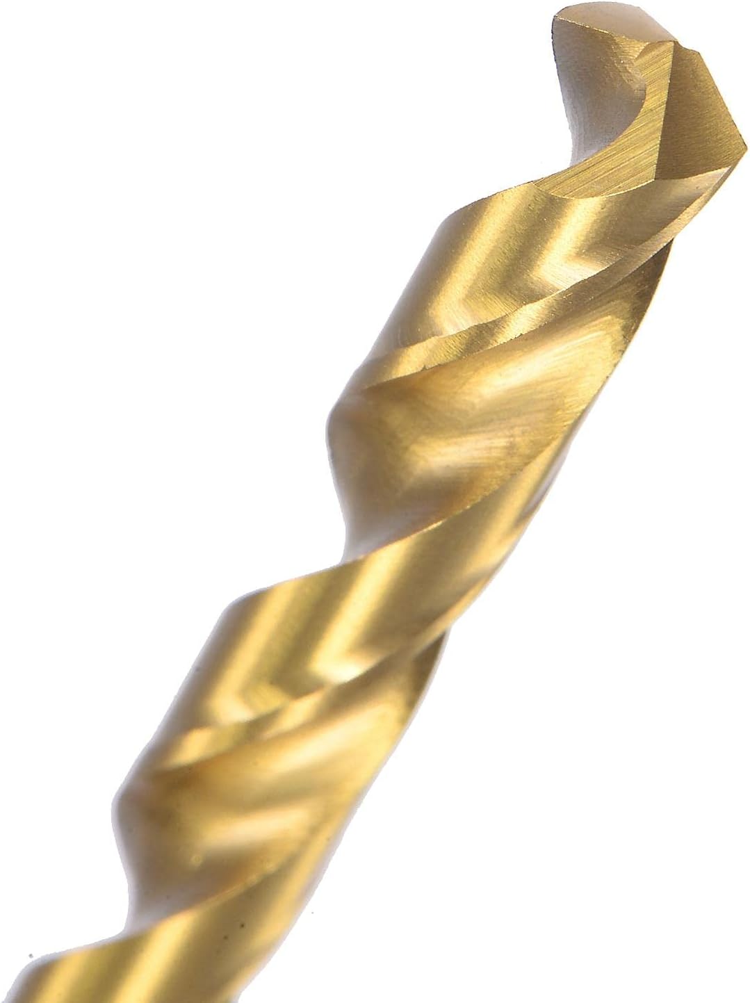 sourcing map High Speed Steel Straight Shank Twist Drill Bit Fully Ground Titanium Coated 6.8mm Drill Diameter 109mm Total Length 60mm Drill Bit Length 2 Pcs - Image 5