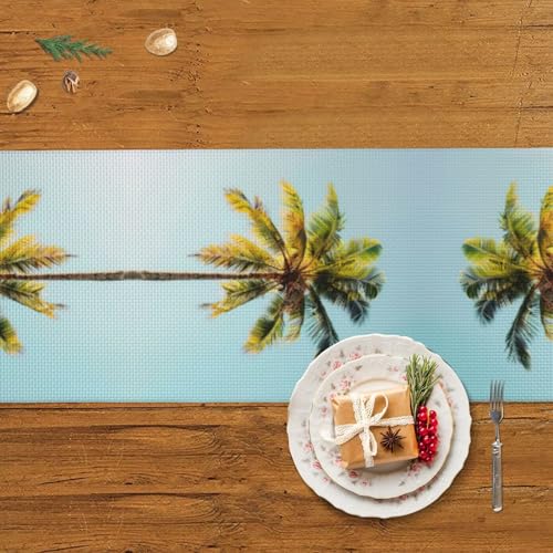 Chemin de table palmier pour sublimer une table basse ou un mariage - 6