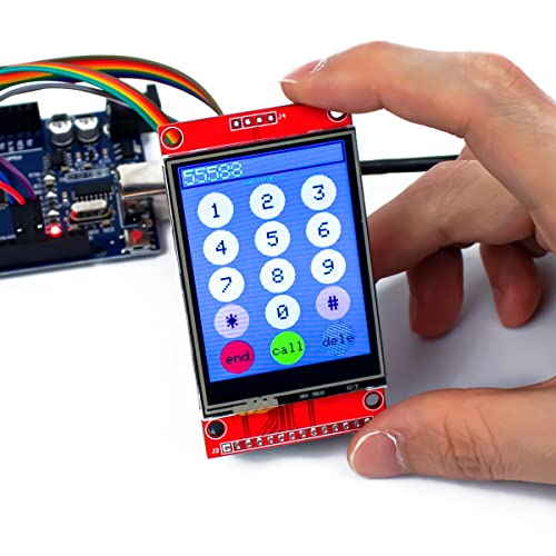 Image of Hosyond 2.4 Inches TFT LCD Touch Screen Shield Display Module 320x240 SPI Serial ILI9341 with Touch Pen Compatible with Arduino R3 /Mega2560 Development Board