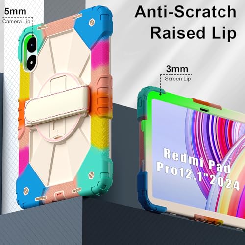 Coque Poco Pad 12.1 silicone évite les bris d'écran avec sa sangle - 5