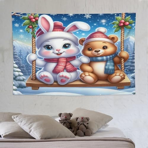 Décoration murale ours pour réchauffer une grande pièce froide
