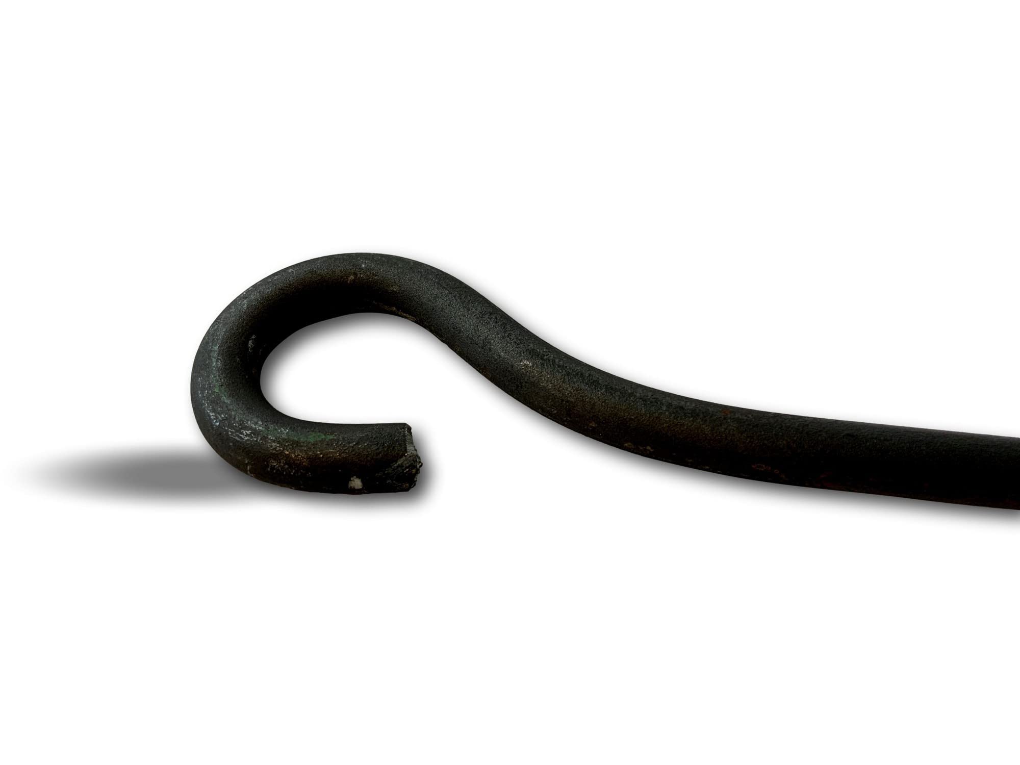 Tisonnier modèle acier forgé 66 cm | Accessoire pour entretien poêle à bois barbecue chaudière cheminée feu | Pour braises bûches charbon de bois briquette | Attiser soulever raviver | Kibros CHTISO66