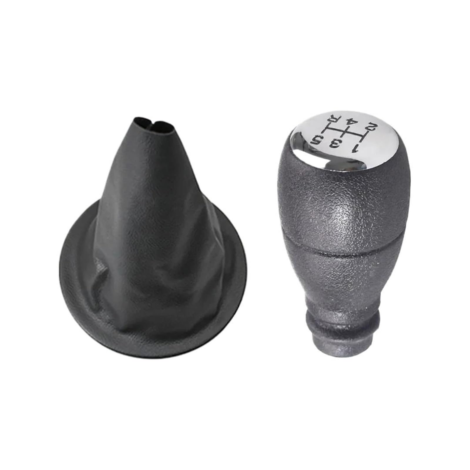 Htvtkrfgrl Set Knob With Boot/Knob Only/Boot Only Gear Knob Manual For Citroen Berlingo For Peugeot Partner 1996-2008 5-Speed Stylish Shift Lever 1Pc/2Pcs