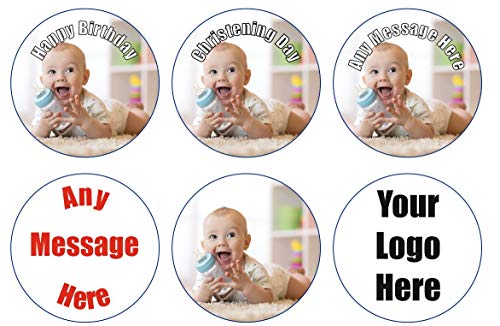 Step2 24 Pack Personalised Edible Cupcake Toppers