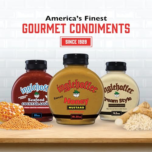 Image of Inglehoffer Original Sweet Honey Mustard 10.25 oz, Tangy-Sweet Mustard Made with Real Honey
