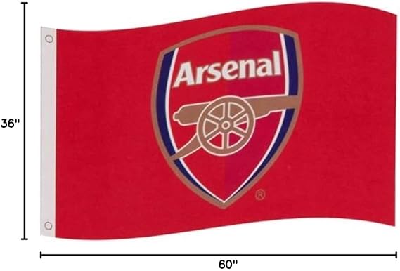 Arsenal F.C. Flag CC, 5ft x 3ft