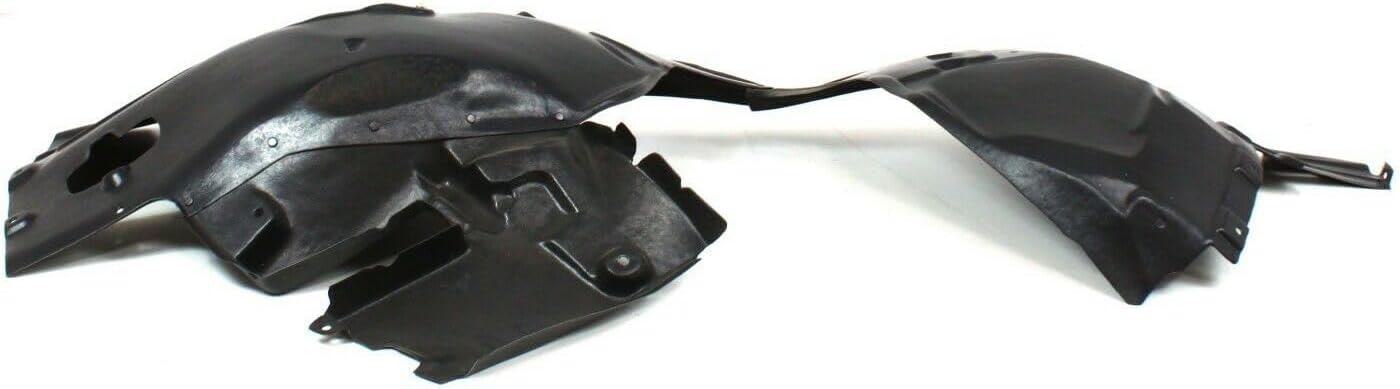 Splash Shield Wheel Liner-Product_Name Plastic 14884112 BM1251123 Compatible with BMW 645Ci Base 2004-2005|BMW 650i Base 2006-2007 Convertible Front Right Section