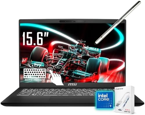 msi Modern 15 H Business Touchscreen Laptop, 15.6" FHD Touch Scre...