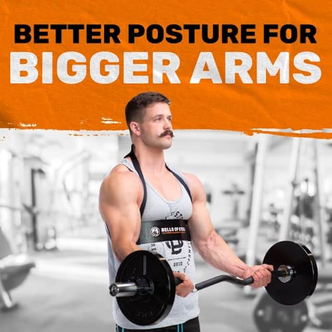 Bells of Steel Arm Blaster - Durable Bicep & Triceps Isolator | Aluminum Curl Support, 23 in x 24 in, 5 mm thick