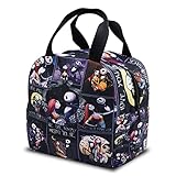 The Nightmare Before Christmas Lunch Box Bag Jack Skellington Lunch Holder Layer Insulated Lunch Coo