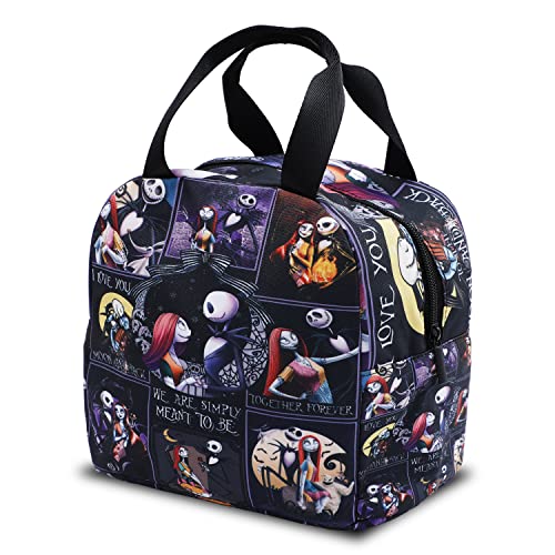 The Nightmare Before Christmas Lunch Box Bag Jack Skellington Lunch Holder Layer Insulated Lunch Cooler Bag For Women Girl Work Picnic (Lb Jack) #TOP15