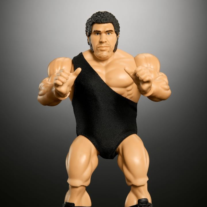 WWE Superstars Andre The Giant 6-inch Retro Action Figure, Black