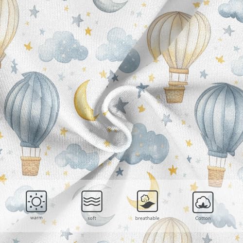 Girls Underwear Soft Cotton Balloon Cloud Moon Kids Panties in Sizes 2/3t, 4t, 5t, 6 and 83