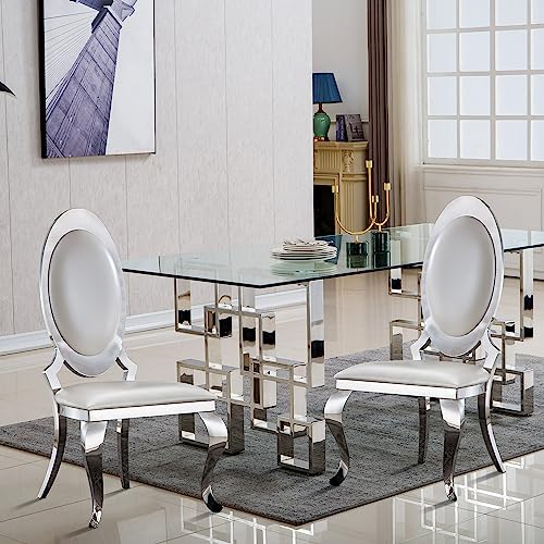 Sillas Comedor Blancas Polipiel Marca LIKUHLI