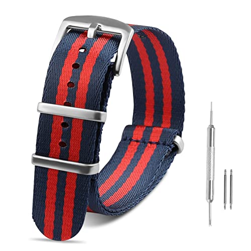 Correa de Nylon para Reloj 20mm/22mm con Hebilla de Acero miniatura 1