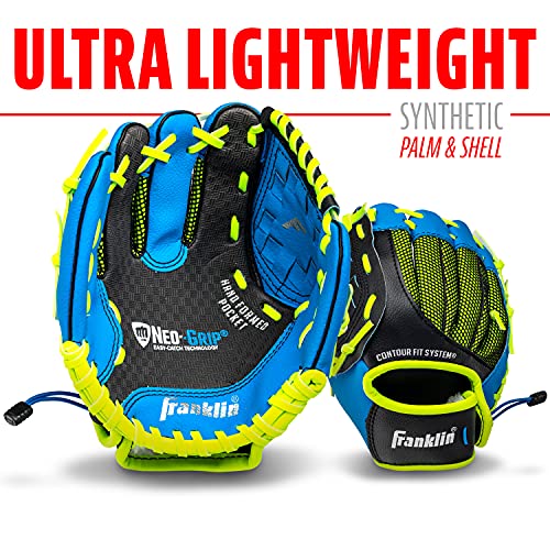 Franklin Sports Neo-Grip Teeball Gloves, Blue - image 4