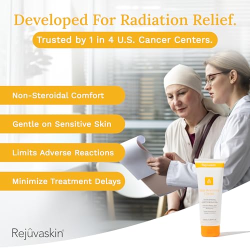 Rejuvaskin Skin Recovery Cream with Aloe Vera, Eczema Relief Cream for Dry, Itchy & Sensitive Skin, Hydrating & Cooling Moisturizer, Radiation Relief Cream, 100 ml