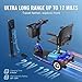 VEVOR 3 Wheel Folding Mobility Scooter for Adults & Seniors, Heavy-Duty Electric Powered Mobility Scooter & 12 Mile Long Range, All Terrain Travel Wheelchair with 9° Climbing Capacity, 265lb Capacity