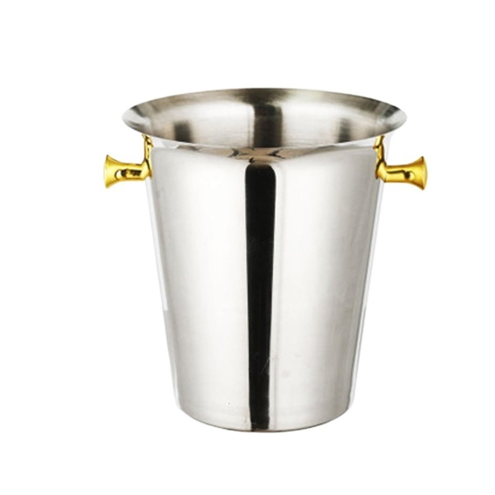 Lijiaxiuyc-101 ice bucket Stainless Steel Ice Buckets 2L Champagne Bucket For Christmas Party, Outdoor Bar Use champagne bucket(Silver)