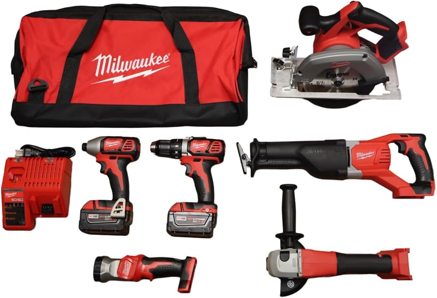M18 6pc Cordless Lithium-Ion Tool Combo Kit (2696-26)