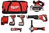 Milwaukee M18 Cordless LITHIUM-ION 6-Tool Combo Kit (2696-26)