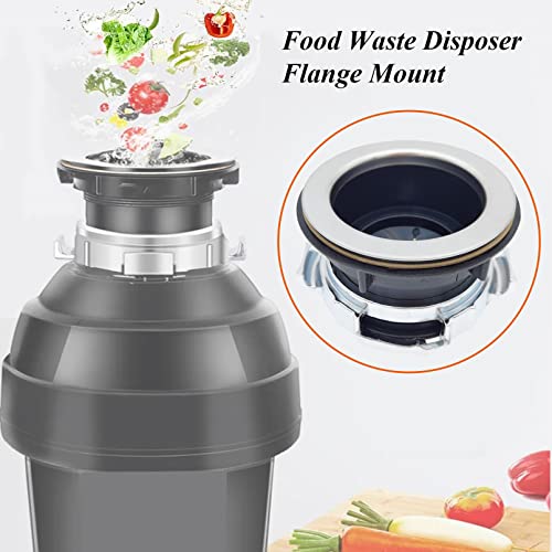 Food Waste Disposer Flange Mount Garbage Disposal Sink Flange Kit Kitchen Sink Flange Parts Garbage Disposal Accessories Drain Lock Nut Replacement With Splash Guard #TOP1