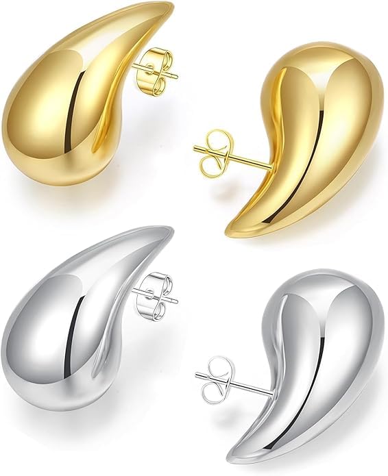 See full amazon price history chart for Teardrop Chunky Gold & Silver Earrings (Set of 2) | Party Statement Studs, Celebrity Fashion Jewellery | Gifts for Women and Girls Teardrop Chunky Gold & Silver Earrings (Set of 2) | Party Statement Studs, Celebrity Fashion Jewellery | Gifts for Women and Girls (B0DFQGZL6M) Amazon Price History, Amazon Price Tracker