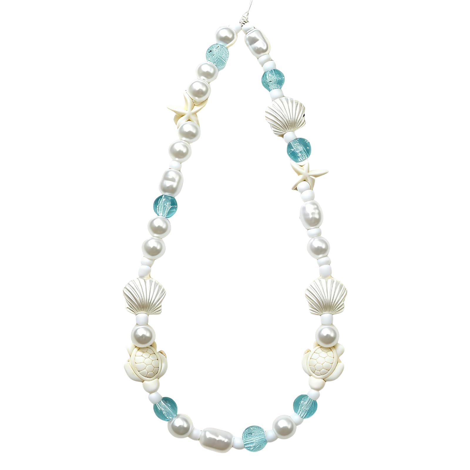 Cute Beaded Camera Wrist Strap for Phone, Digital Camera Charm Lanyard, Pearl Beaded Chain for Bag Keychain Gift
