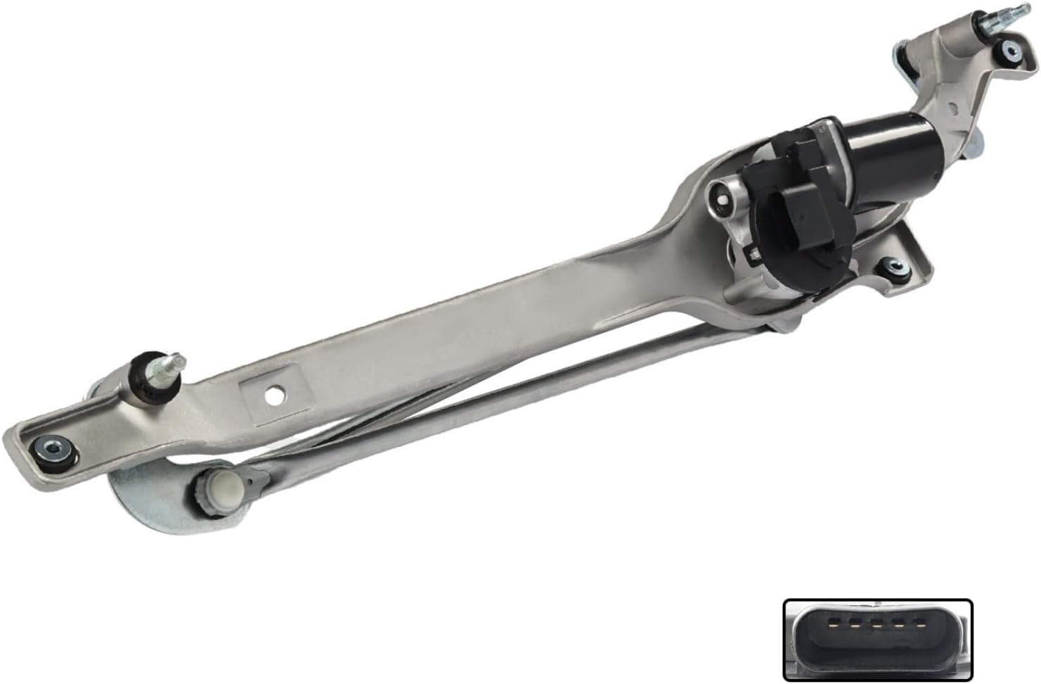 Nakkaa Windshield Wiper Motor Linkage Assembly Compatible with Expedition 150(F Series) 250(F Series) 1997-2003 Blackwood Navigator 1998-2003 602-309AS 1C2Z17566AA 1C3Z17508AA