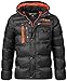 Produktbild Geographical Norway Herren Stepp Winterjacke Citernier Kapuze Black 6XL