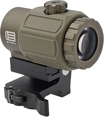 EVOLUTION GEAR Iotec Type G43 Magnifier Replica 3 Magnification Booster 7065A Aluminum Alloy FDE Flat Dark Earth