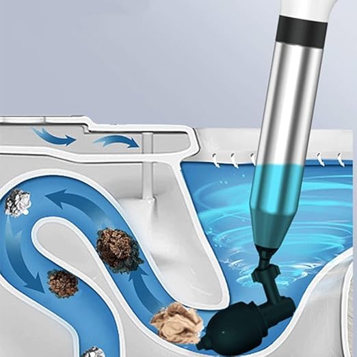 INTERNW Air Toilet Plunger Drain Blaster Powerful Manual High Pressure