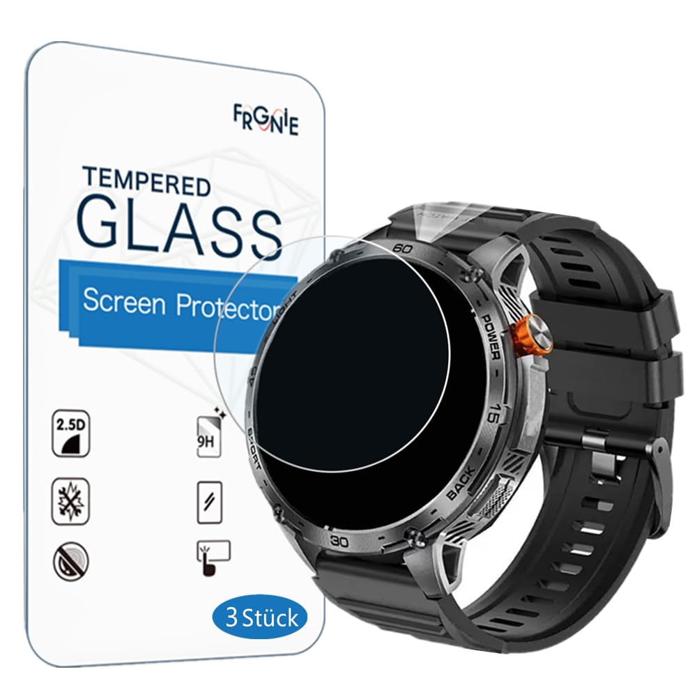 LIGE TX2 Protector de pantalla 1,75 pulgadas HD cristal compatible con HIRREO EF12 (3 unidades)