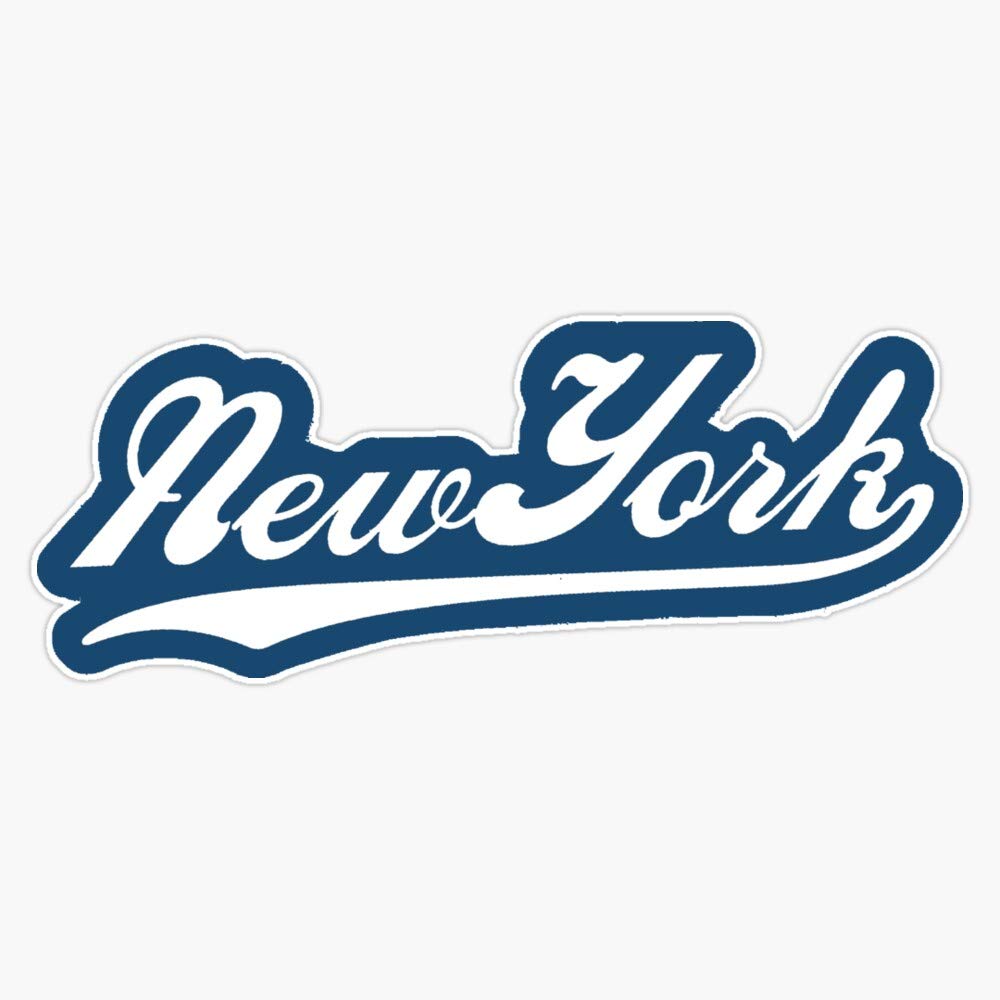 Blue New York Sticker Decal Vinyl Bumper Stickers Waterproof 5"