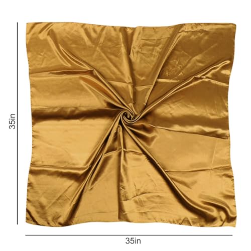4 Pcs 35 Inch Satin Head Scarves Large Square Silk Like Hair Scarf Hair Bandanas Sleeping Head Wraps Neck Scarf3