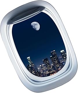 Hoement 1Pc Guarnição Da Janela Adesivos Infantis Papel De Parede Da Janela Decalque Da Parede Da Janela Adesivos De Parede Da Janela Paisagem Adesivo De Vidro Decalque Da Parede Da Porta