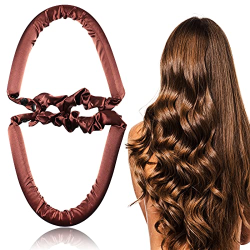 Hanaive Non-heat Curling Hair Band Sports Hair Band Wave Style Hair Rollers Heatless Curls Ribbon DIY Hair Styling Rollers Tools Night Sleep Hair Curler Rollers for Women Girls (Classic Pattern)
