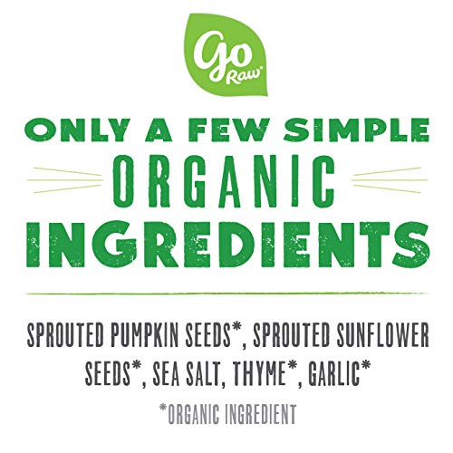 image for Go Raw Pumpkin & Sunflower Seed Mix, Garlic Thyme Salad Topper, Keto, 