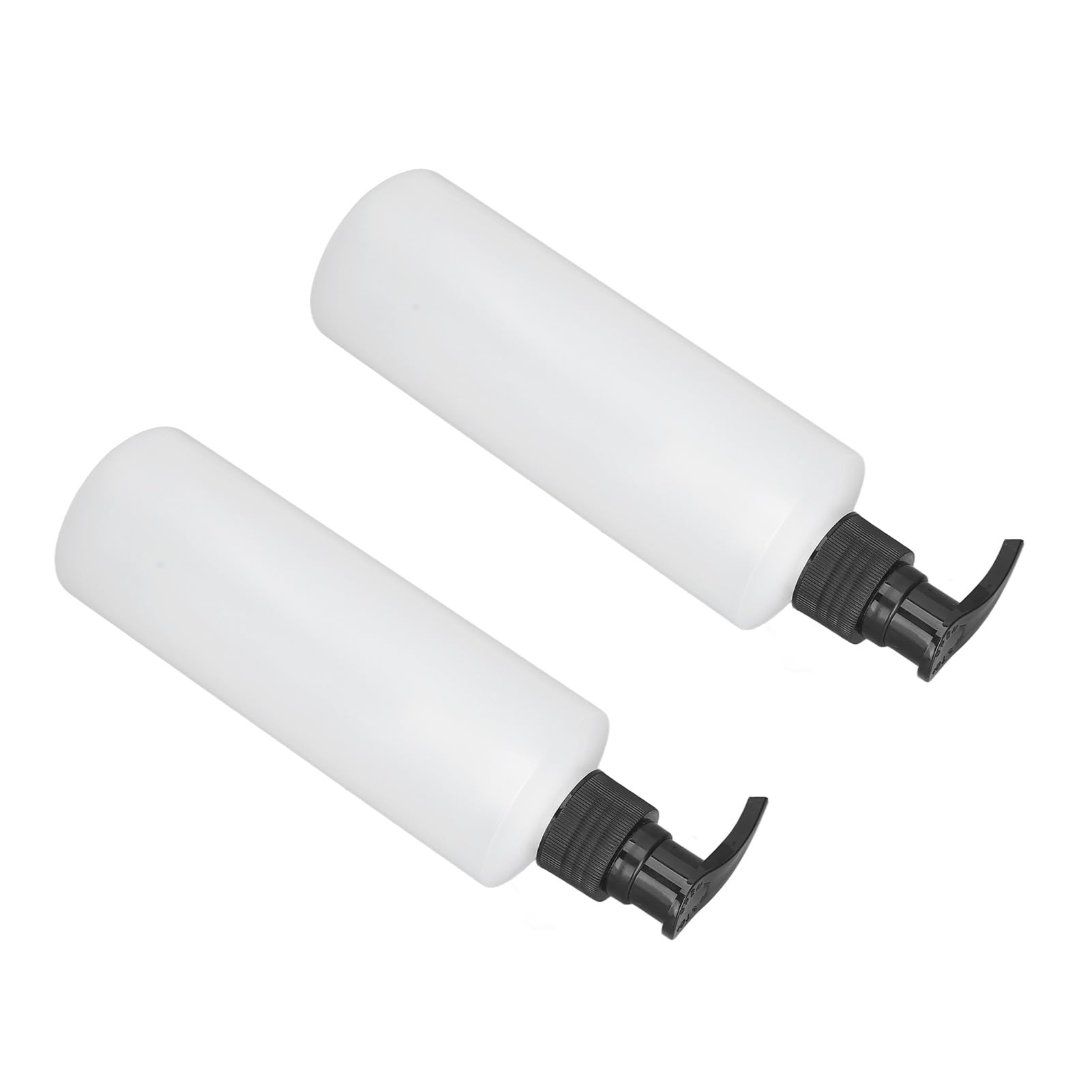 Denash Dispenser con Pompa Scalda Olio per Massaggi, Accessorio di Ricambio Bottiglia Dispenser con Pompa Scalda Olio per Massaggi Bianca 2 Pezzi 250 Ml Riutilizzabile per Lozione